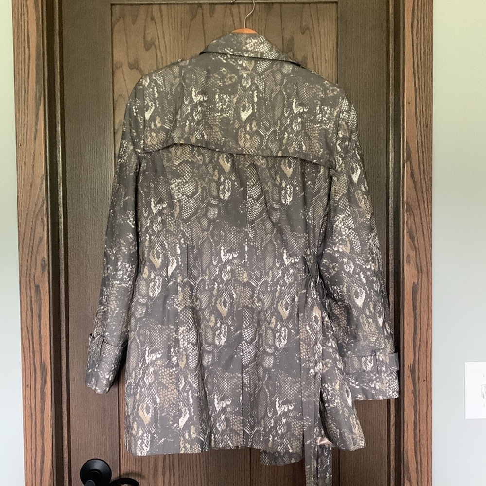 Calvin Klein Faux Snakeskin Jacket Size Large Women’s - Picture 2 of 4
